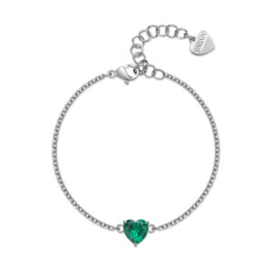 Bracciale Dazzly con zircone emerald