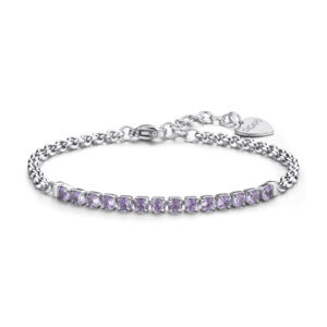 Bracciale Dazzly zirconi violet
