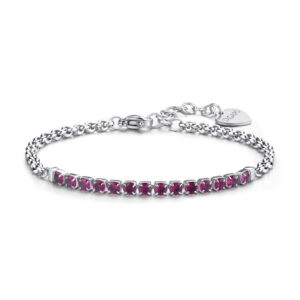 Bracciale Dazzly con zirconi ruby