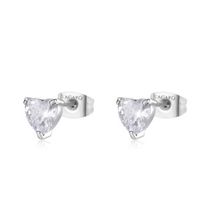Orecchini Dazzly cuore white