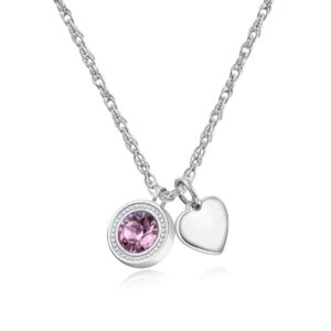 Collana cuore in acciaio