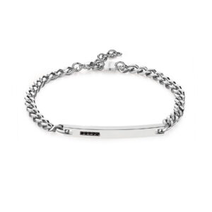 Bracciale uomo e acciaio