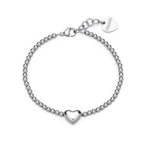 bracciale cuore silver
