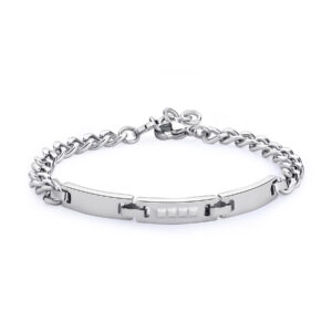 Bracciale titan acciaio